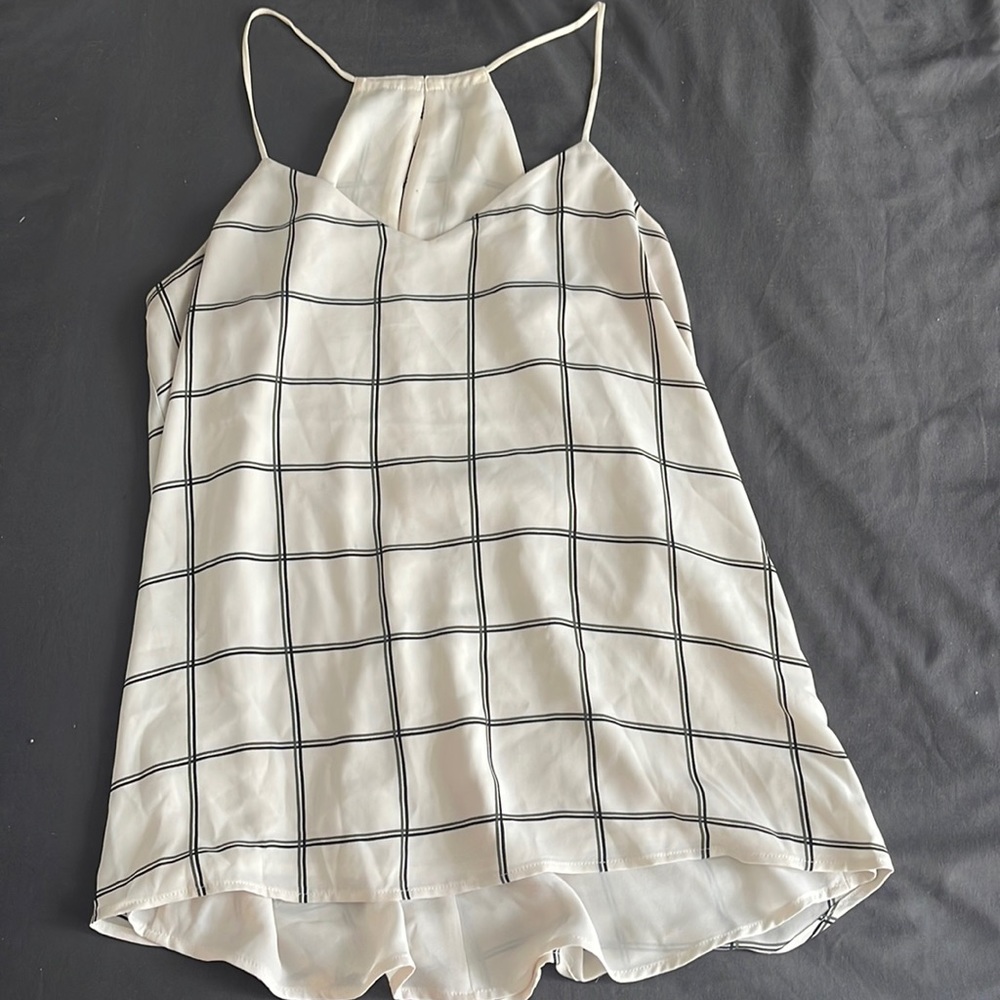 White tank top